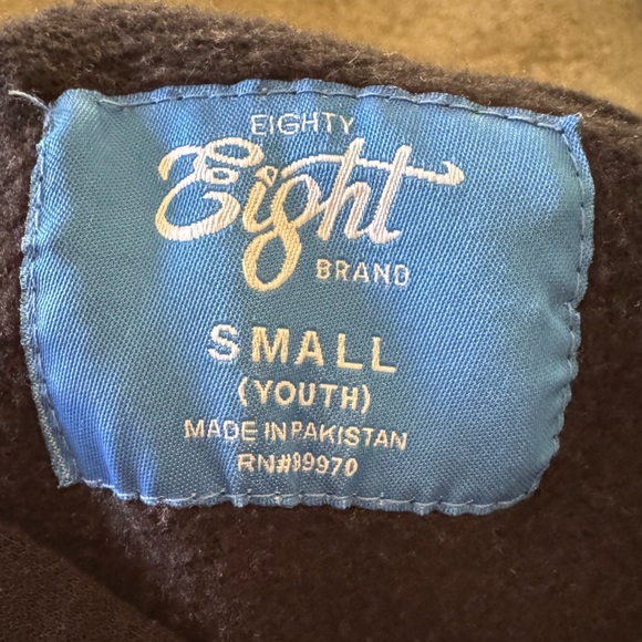 Eighty Eight Brand Boys Small 6-8 Black Hoodie - Picture 3 of 4